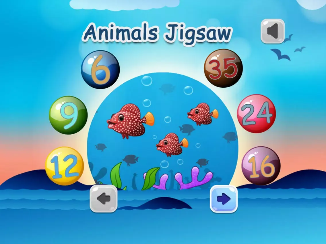 Zrzuty ekranu Sea Animals Jigsaw Puzzle Games iPad 
