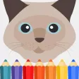 Cat coloring book game