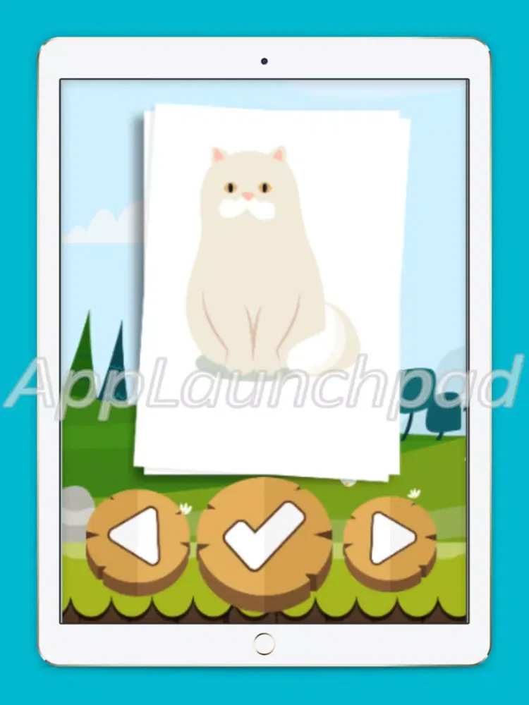 Ảnh chụp màn hình của Cat coloring book game iPad 