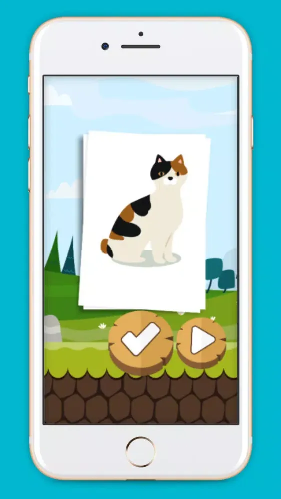 Ảnh chụp màn hình của Cat coloring book game
