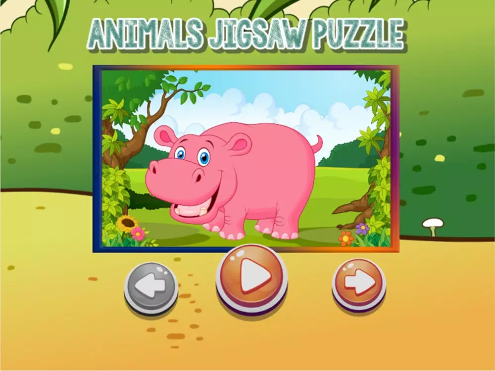 Ảnh chụp màn hình của animal jigsaw puzzles game iPad 