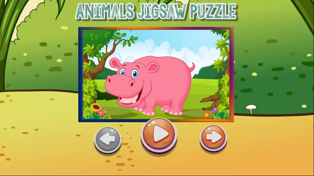 Ảnh chụp màn hình của animal jigsaw puzzles game