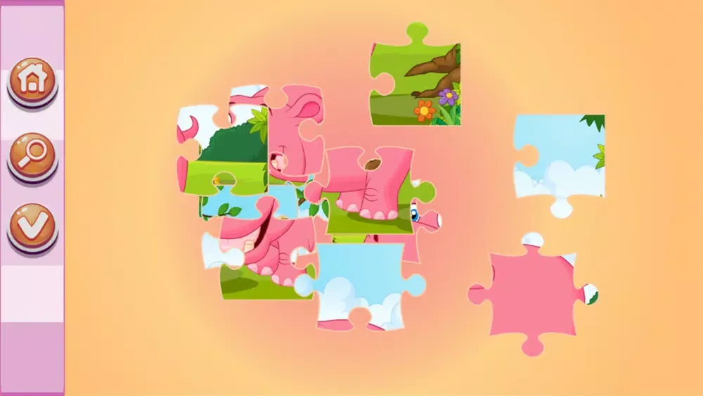 Ảnh chụp màn hình của animal jigsaw puzzles game