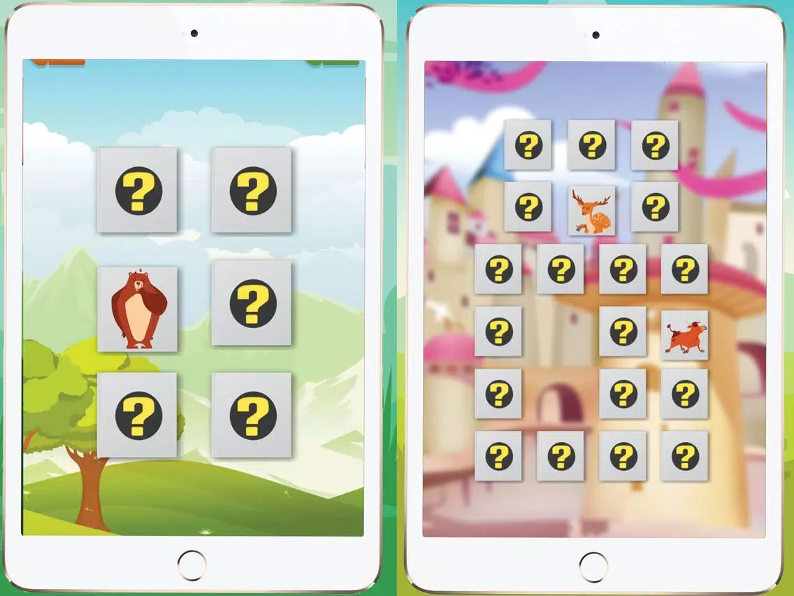 Tangkapan skrin Animals Memory : Game for Kids iPad 