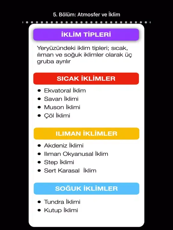 Скриншоты 9. Sınıf Coğrafya iPad 