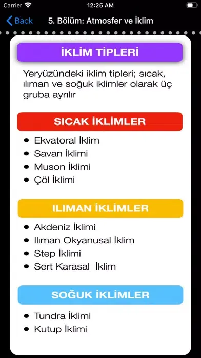 Скриншоты 9. Sınıf Coğrafya