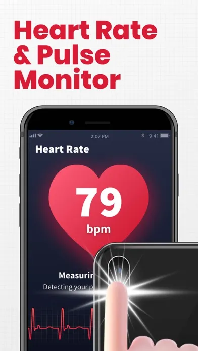 Heart Rate Monitor · Pulse App应用截图