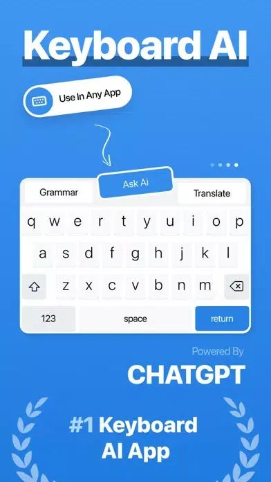 Keyboard AI. Screenshots