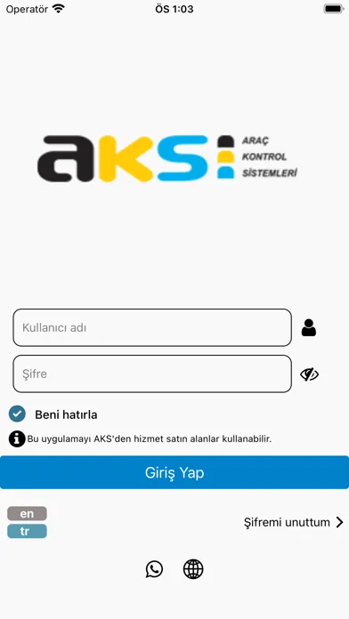 Captures d'écran de AKS Arac Takip