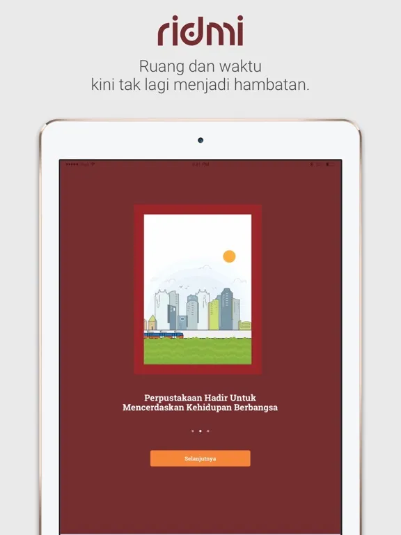 ภาพหน้าจอของ Ridmi iPad 
