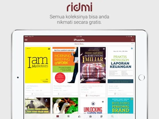ภาพหน้าจอของ Ridmi iPad 