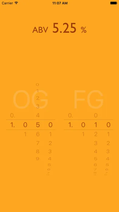 ABV Calculator应用截图
