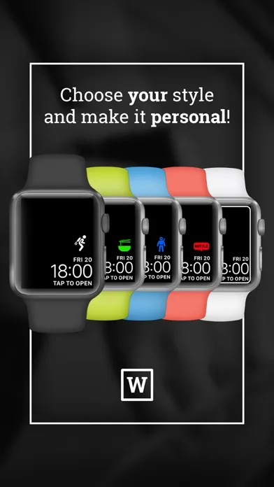 Watchimise-Minimal Watch Faces سکرین شاٹس