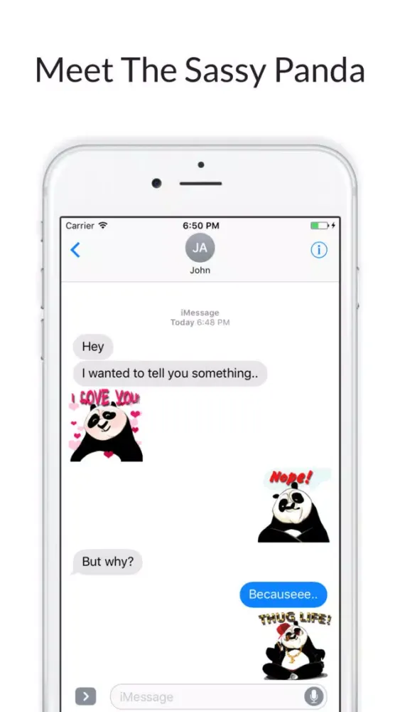 Sassy Panda - Funny Stickers Screenshots