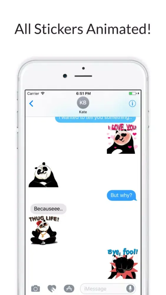 Sassy Panda - Funny Stickers Screenshots
