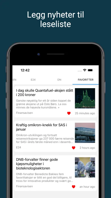 Zrzuty ekranu AksjeGuru Nyheter børs finans