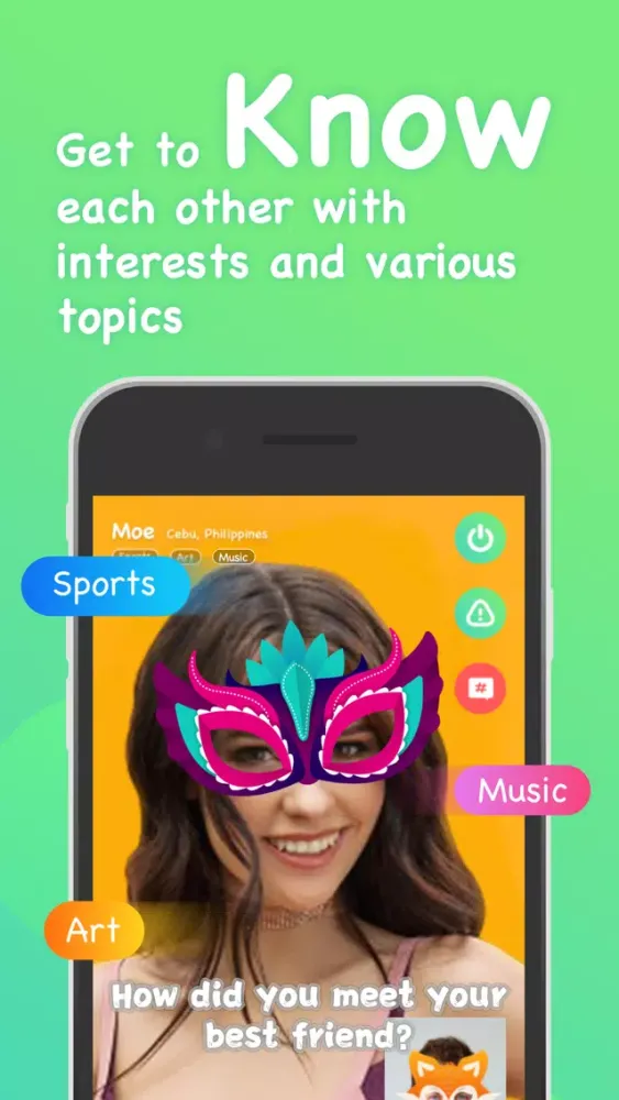 Captures d'écran de Gaze-- live video dating