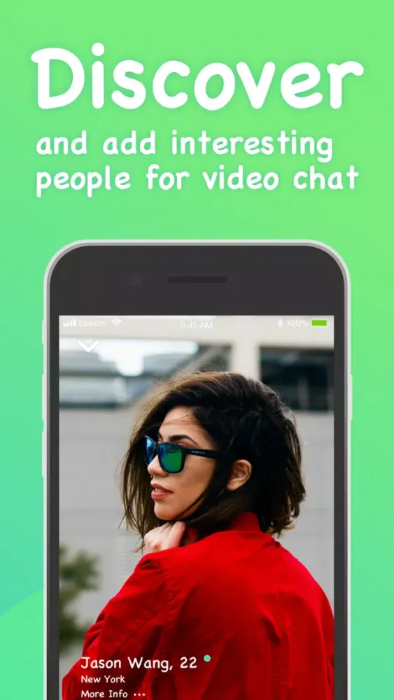 Captures d'écran de Gaze-- live video dating