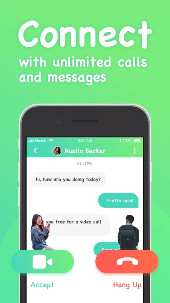 Captures d'écran de Gaze-- live video dating