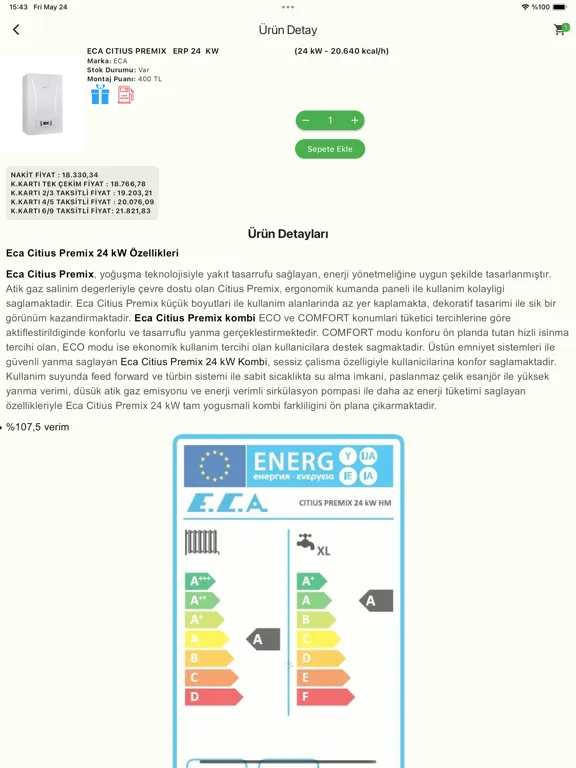 Kombi Klima Avm iPad  Screenshots