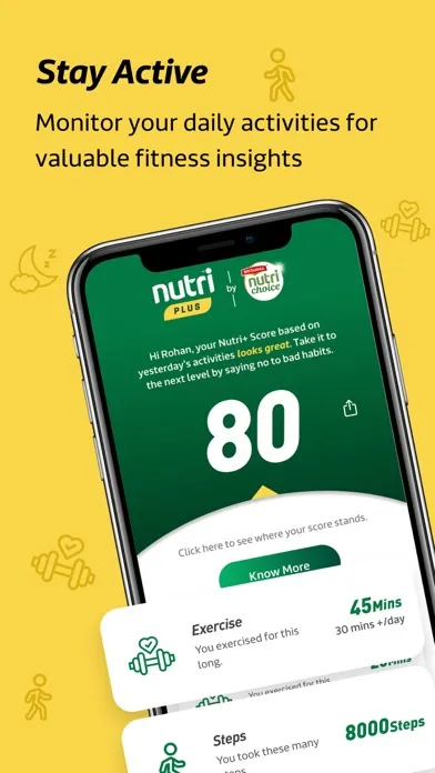 Capturas de tela do NutriPlus - Health & Rewards