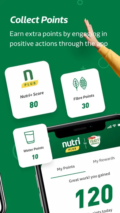 Capturas de tela do NutriPlus - Health & Rewards