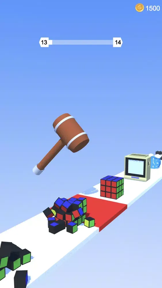 Capturas de tela do Hammer Smash 3D