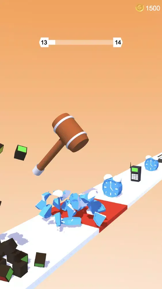 Capturas de tela do Hammer Smash 3D
