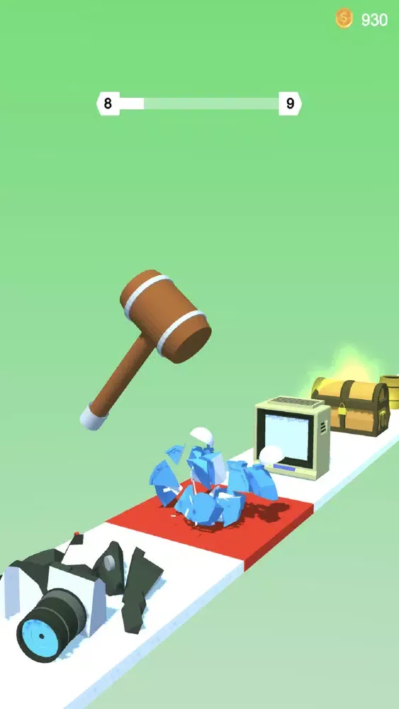 Capturas de tela do Hammer Smash 3D
