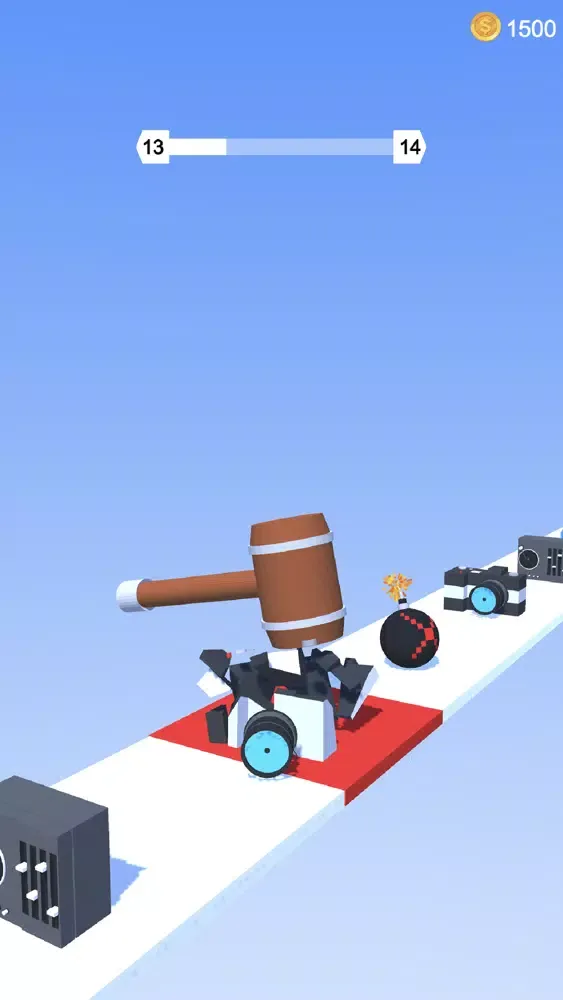 Capturas de tela do Hammer Smash 3D