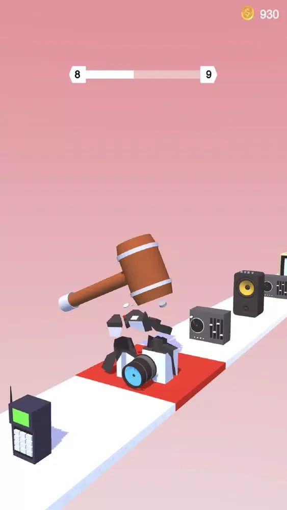 Capturas de tela do Hammer Smash 3D