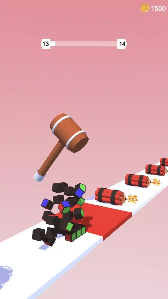 Capturas de tela do Hammer Smash 3D