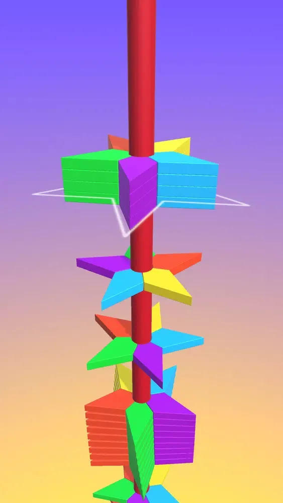 Capturas de tela do Twisty Tower 3D
