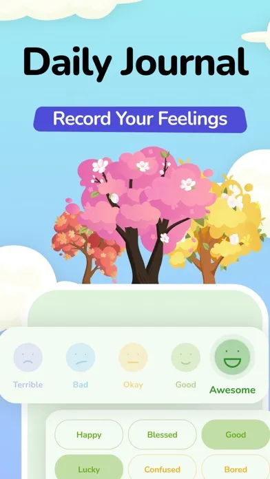 Journal & AI Diary: MoodForest应用截图