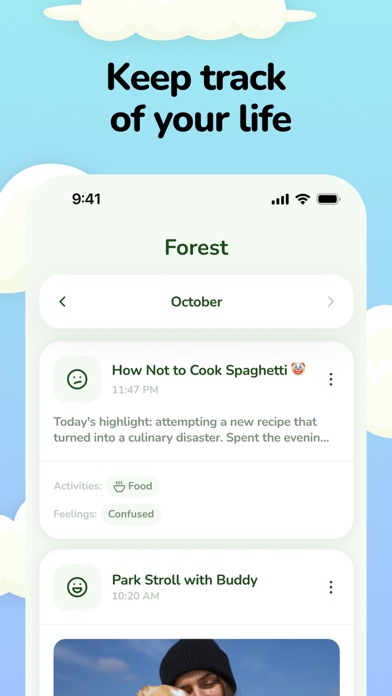 Journal & AI Diary: MoodForest Ekran Görüntüleri