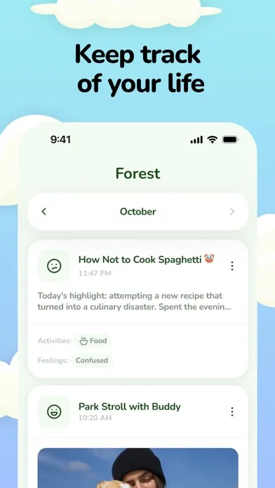 Journal & AI Diary: MoodForest应用截图
