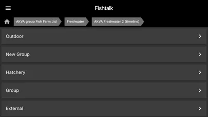 Captures d'écran de Fishtalk Control