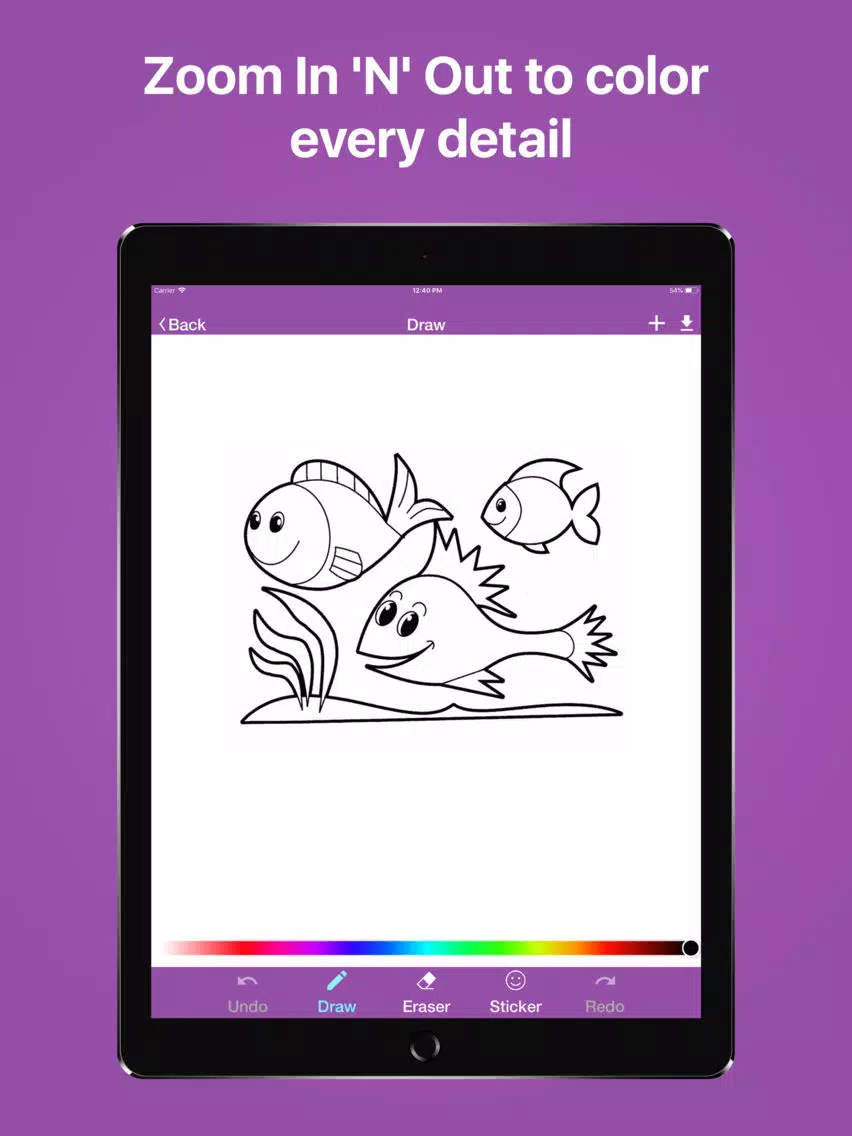 Captures d'écran de KidsArt iPad 