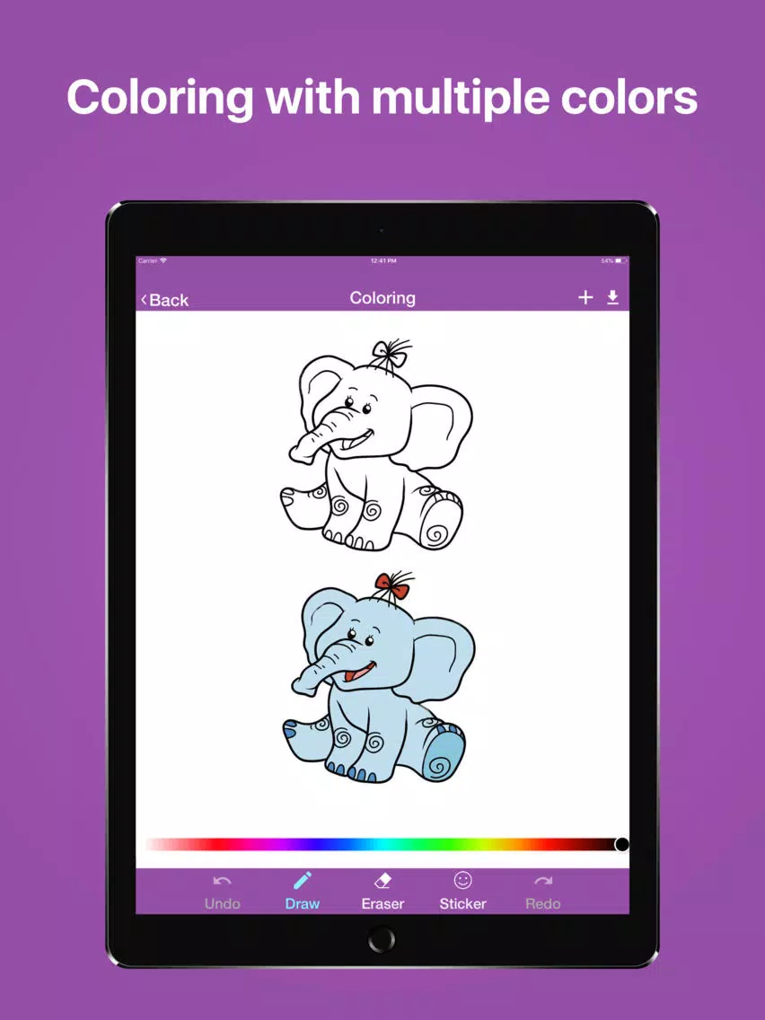 Captures d'écran de KidsArt iPad 
