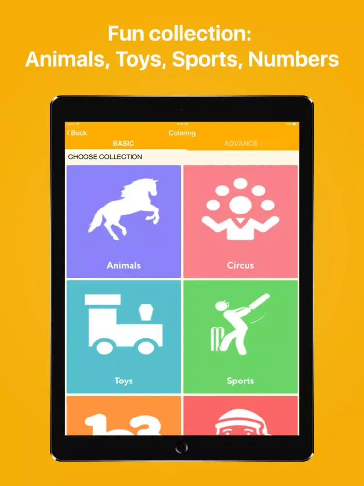 KidsArt iPad 應用截圖