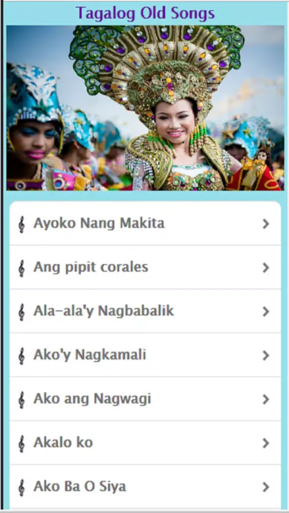 Скриншоты Tagalog Old Songs