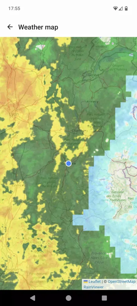 OSS Weather Screenshots