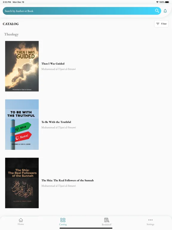 Zrzuty ekranu Al-Burāq iPad 
