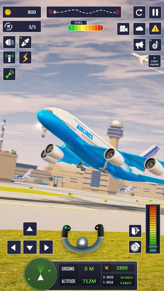 Screenshot di Airplane Game Flight Simulator