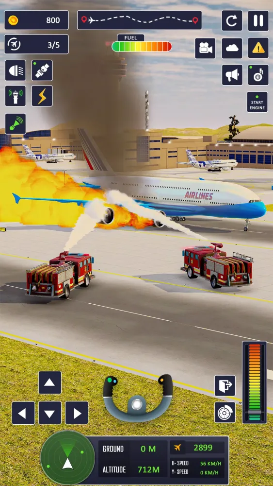 Screenshot di Airplane Game Flight Simulator