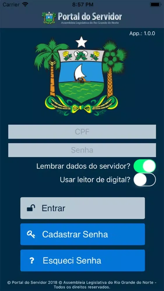 ALRN - Portal do Servidor Screenshots