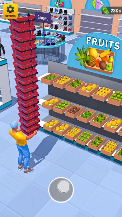 Capturas de tela do Super Mart 3D