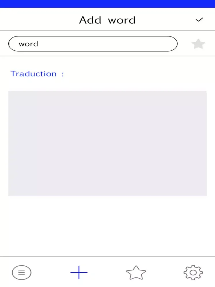 Personal Dictionairy iPad  স্ক্রিনশট