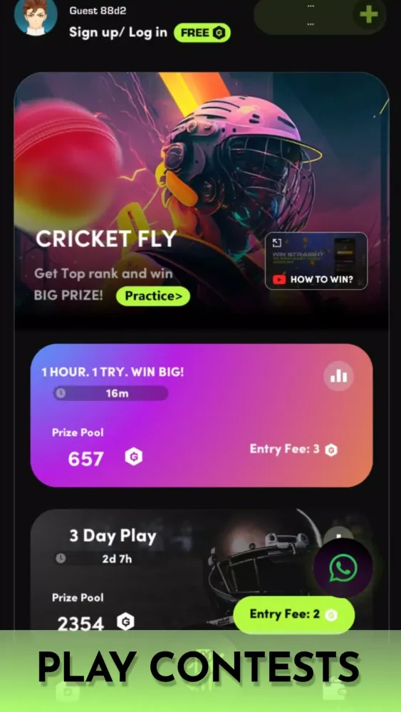 Cricket Fly Screenshots