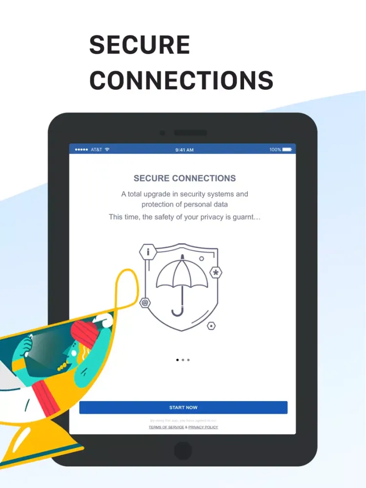 Zrzuty ekranu Aladdin VPN -Unlimited VPN Pro iPad 